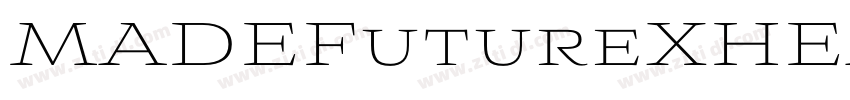 MADEFutureXHEADER Li字体转换